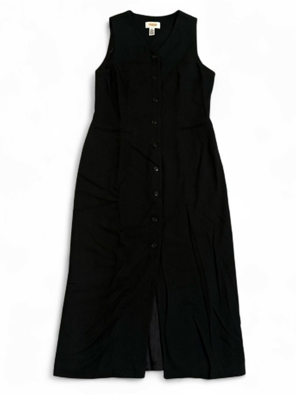 90s button down tank dress